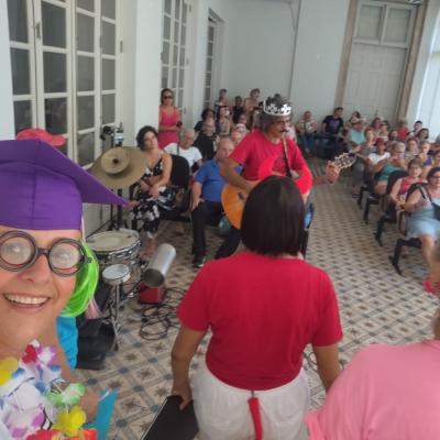 plateia, do ponto de vista dos coralistas