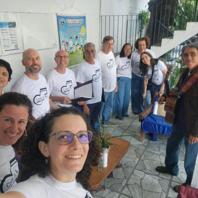 Selfie da tia da foto